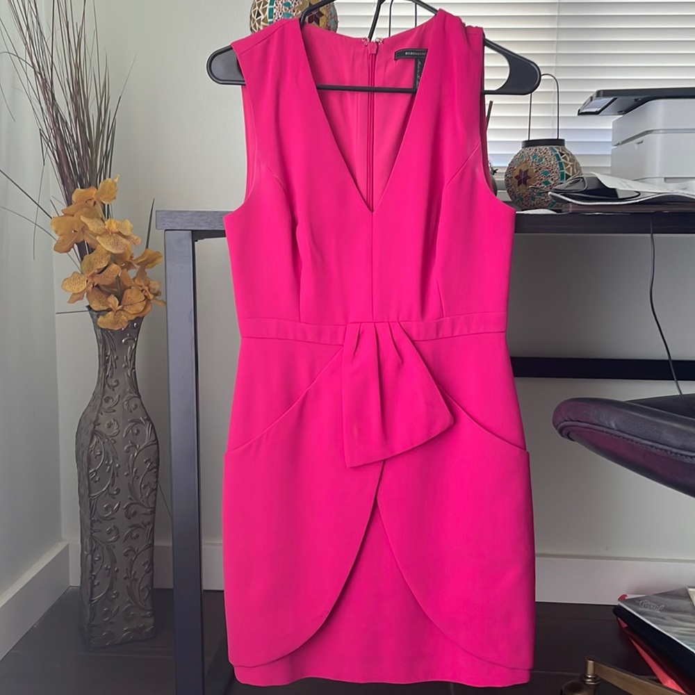 Hot pink BCBG dress